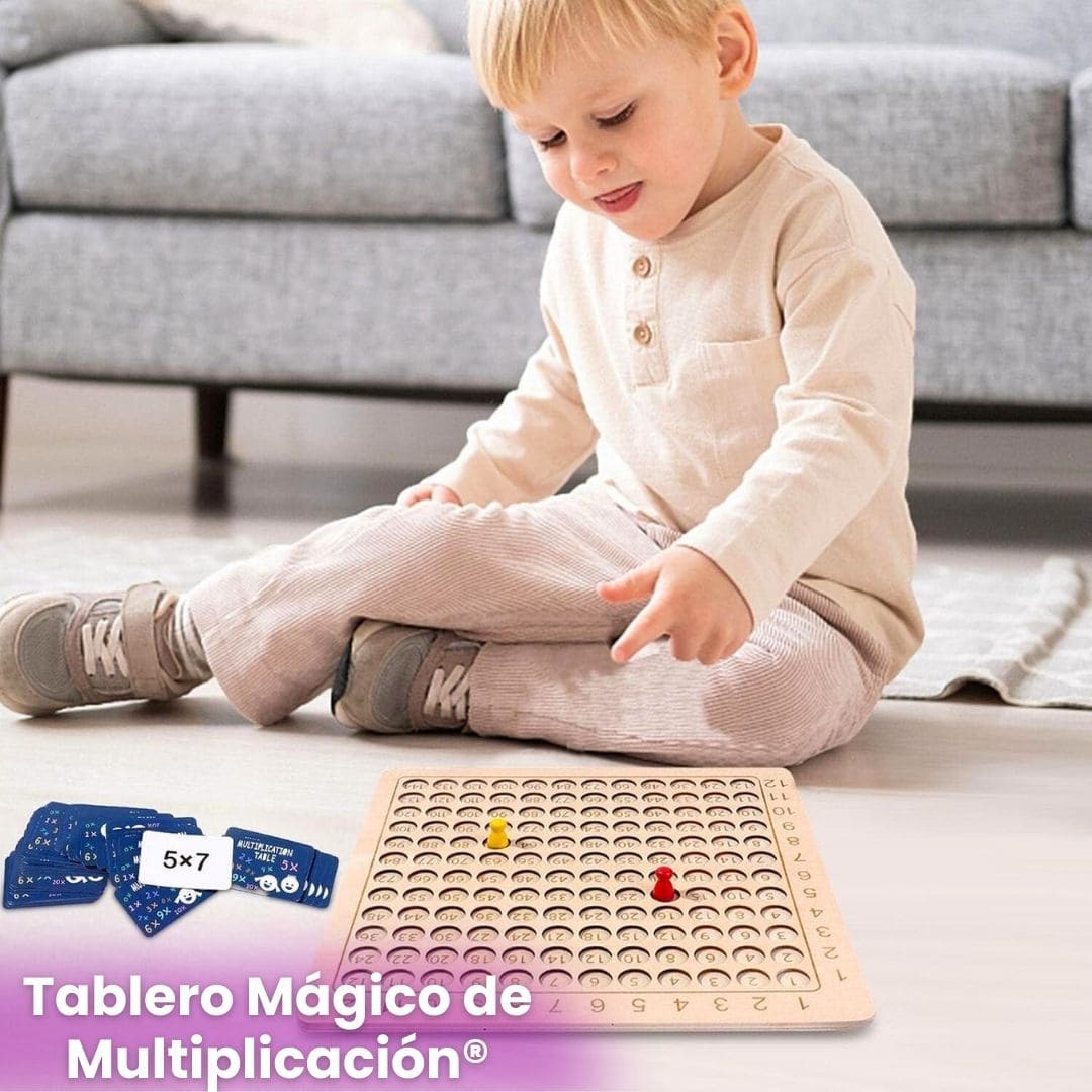 Tablero Mágico de Multiplicación® (Tablero Montessori para niños)