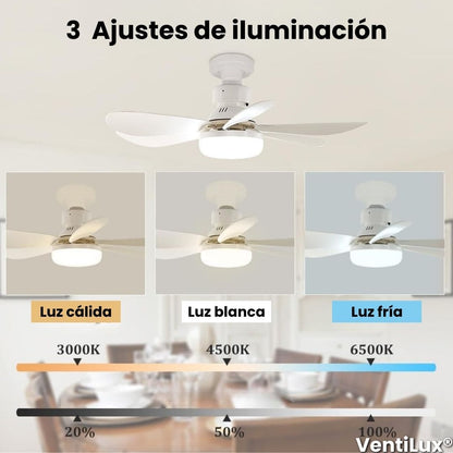 VentiLux® (Ventilador de techo con luz)