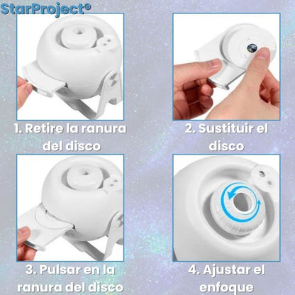 StarProject® (Proyector de galaxia giratoria)