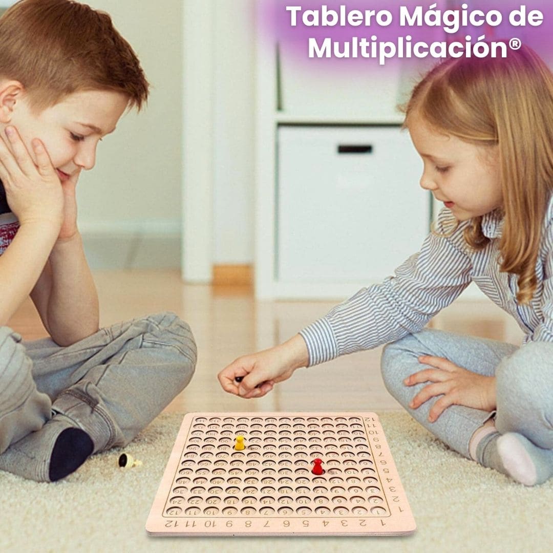 Tablero Mágico de Multiplicación® (Tablero Montessori para niños)