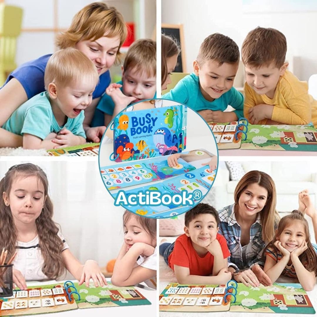 ActiBook® 2X1  (Libro Montessori para niños)