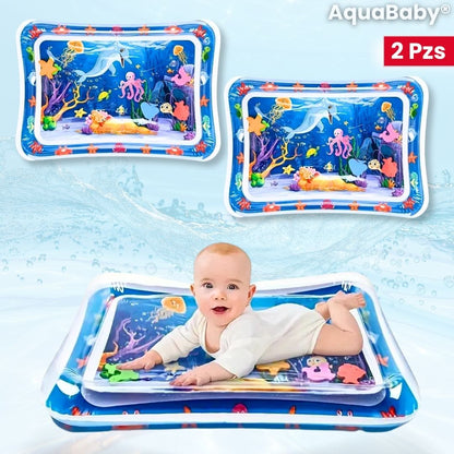 AquaBaby® 2X1 (Tapete de agua para bebés)