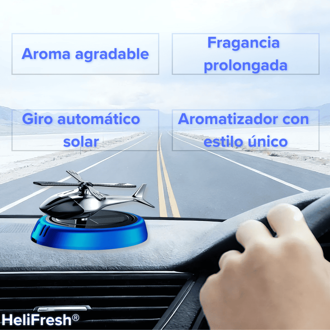 HeliFresh® (Aromatizador solar tipo helicóptero)