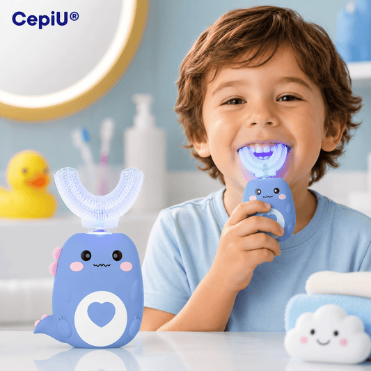 CepiU® (Cepillo Dental Ultrasónico Para Niños Limpieza 360°)