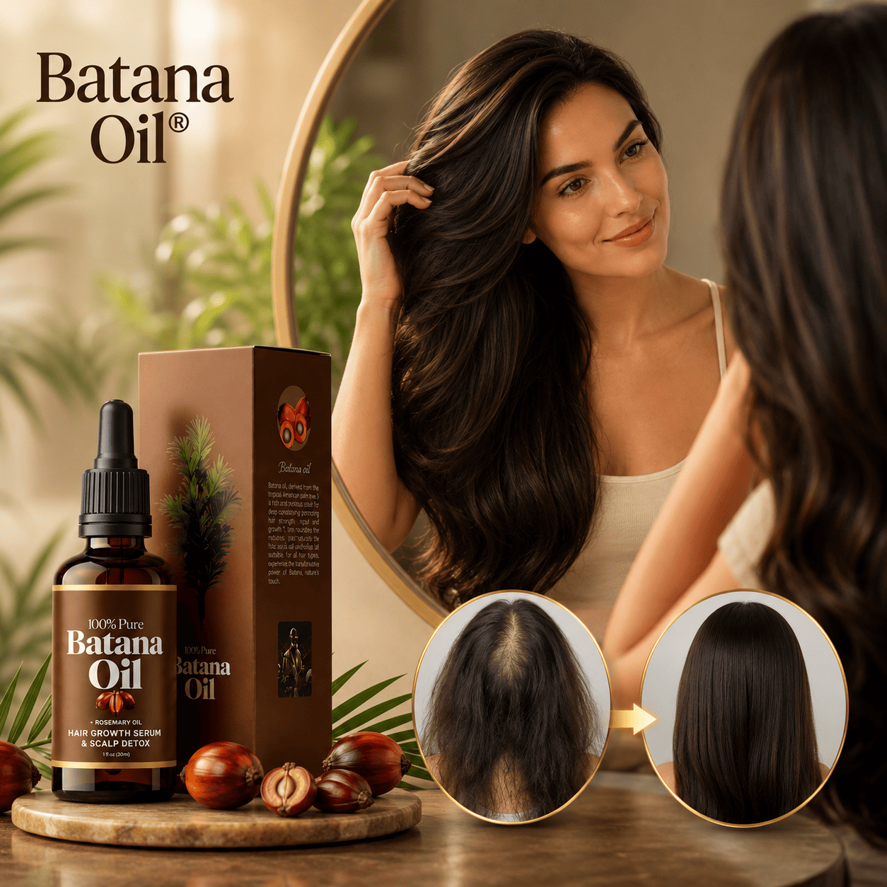 Batana Oil® 2 X 1 (Aceite de batana para el crecimiento del cabello)