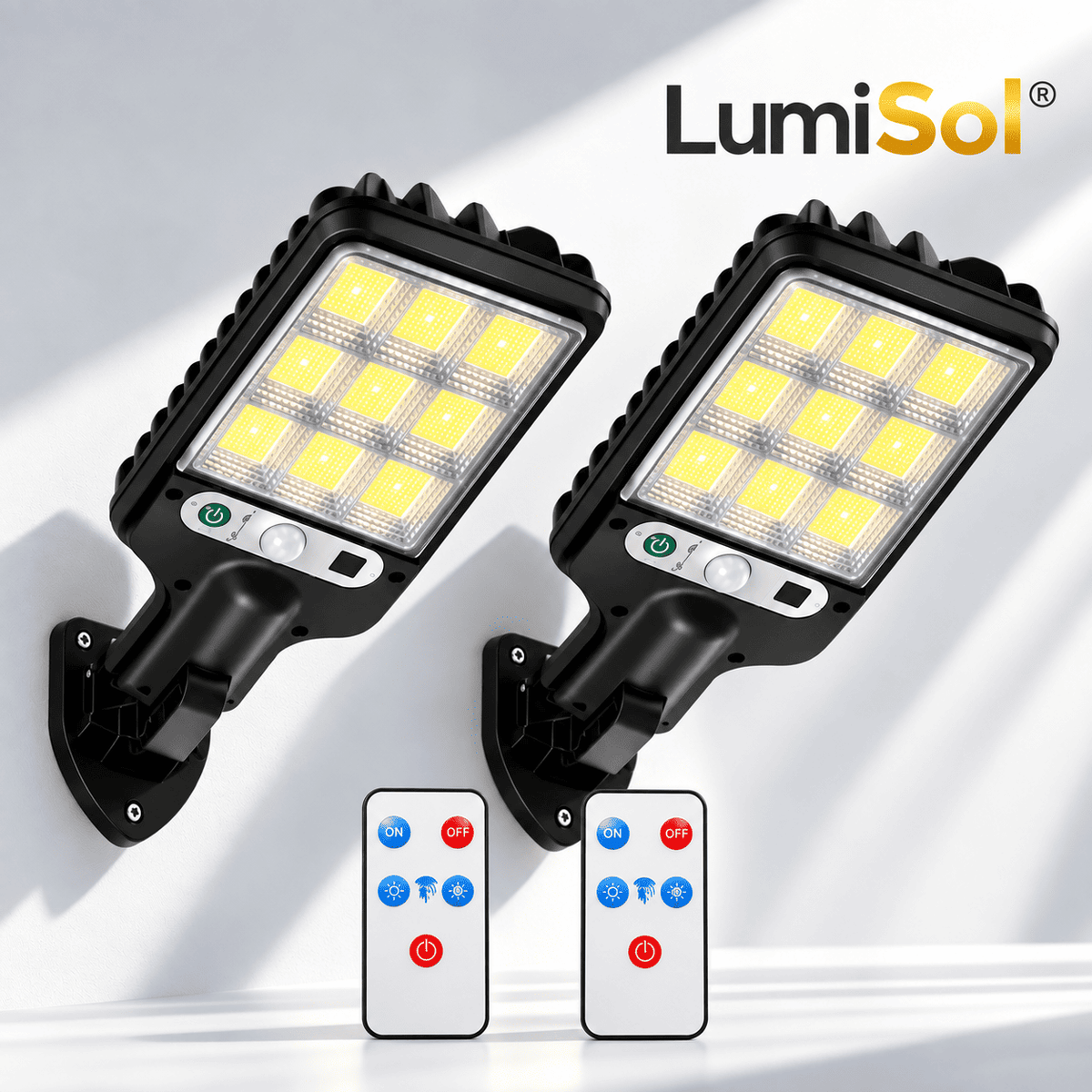 LumiSol® 2 pzs (Luz Solar Mazorca Al Aire Libre Super Brillante)