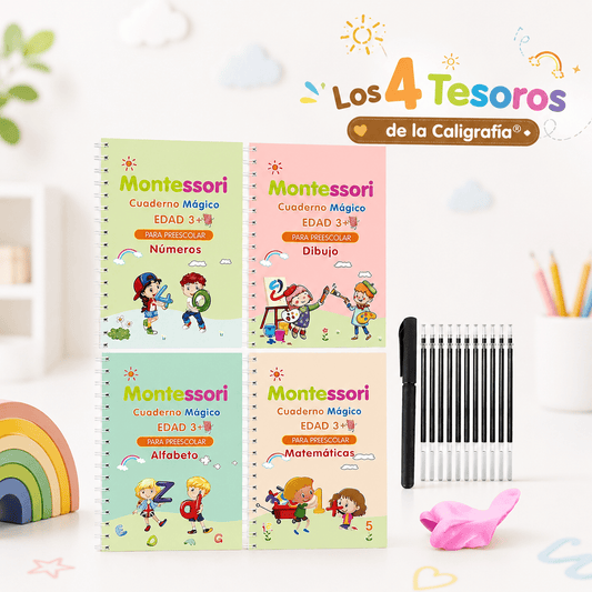 1 KIT LOS 4 TESOROS CALIGRAFIA®