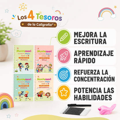1 KIT LOS 4 TESOROS CALIGRAFIA®