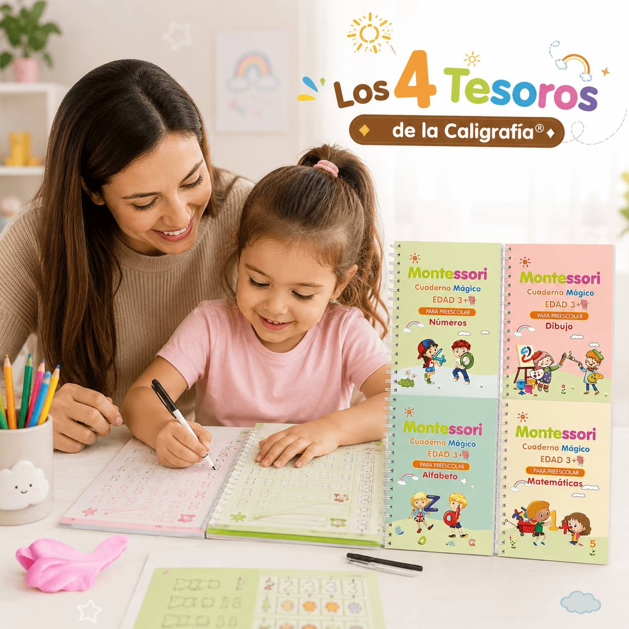 1 KIT LOS 4 TESOROS CALIGRAFIA®