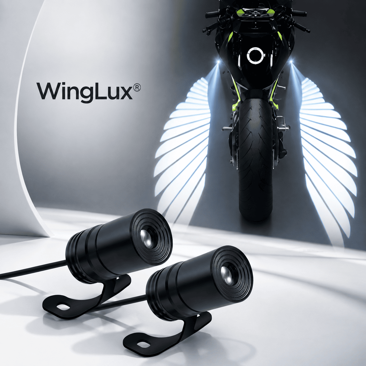 WingLux® (Par de proyectores LED ala de angel)