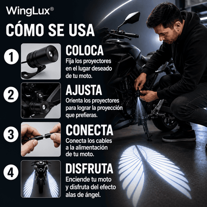 WingLux® (Par de proyectores LED ala de angel)