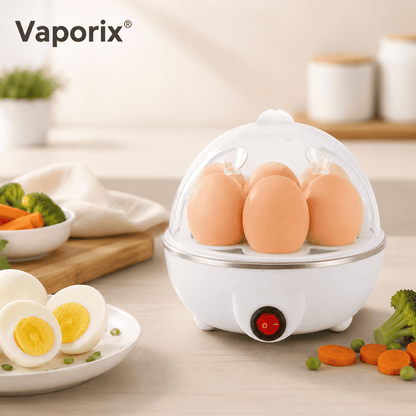 Vaporix® (Vaporera De Verduras Y Hervidor De Huevo eléctrico)