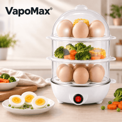 VapoMax® (Vaporera De Verduras Y Hervidor De Huevo eléctrico)