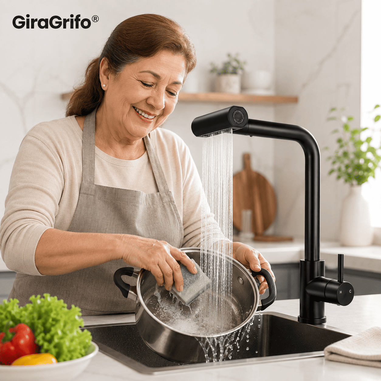 GiraGrifo® (Grifo Para Cocina Giratorio)