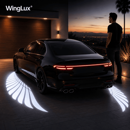 WingLux® (Par de proyectores LED ala de angel, para autos)