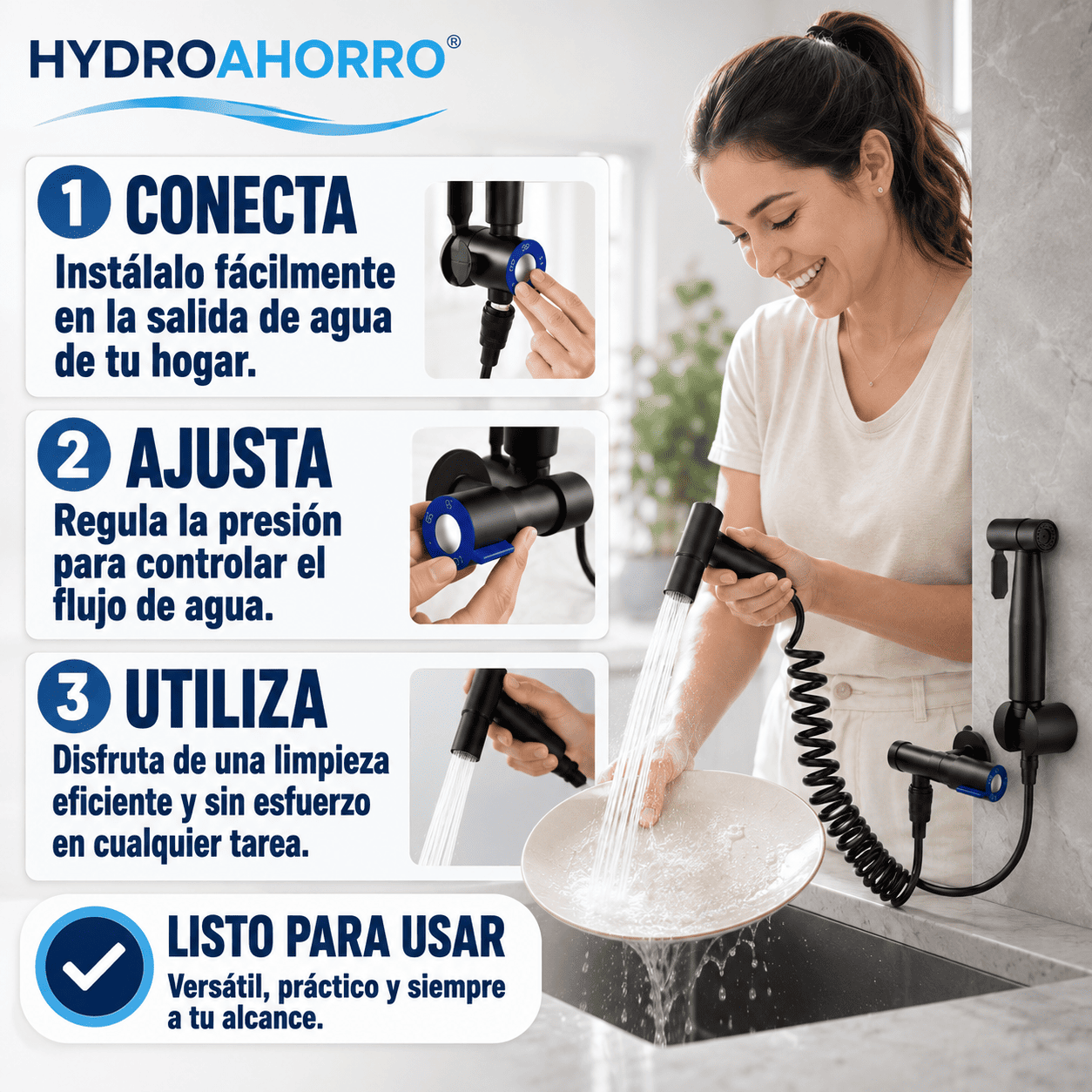 HydroAhorro® (Rociador de grifo)