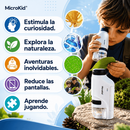 MicroKid® (Microscopio Portátil Para Niños)