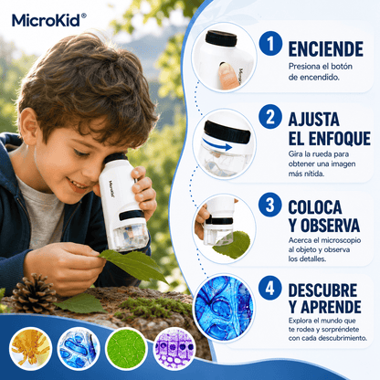 MicroKid® (Microscopio Portátil Para Niños)