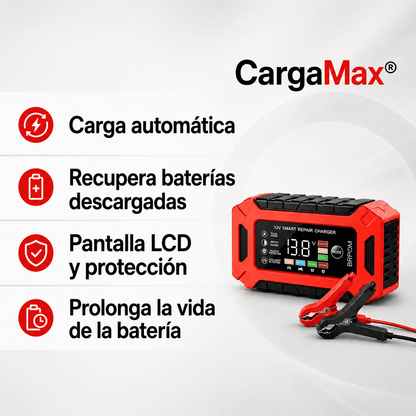 CargaMax® (Cargador de Baterías 12V Inteligente)