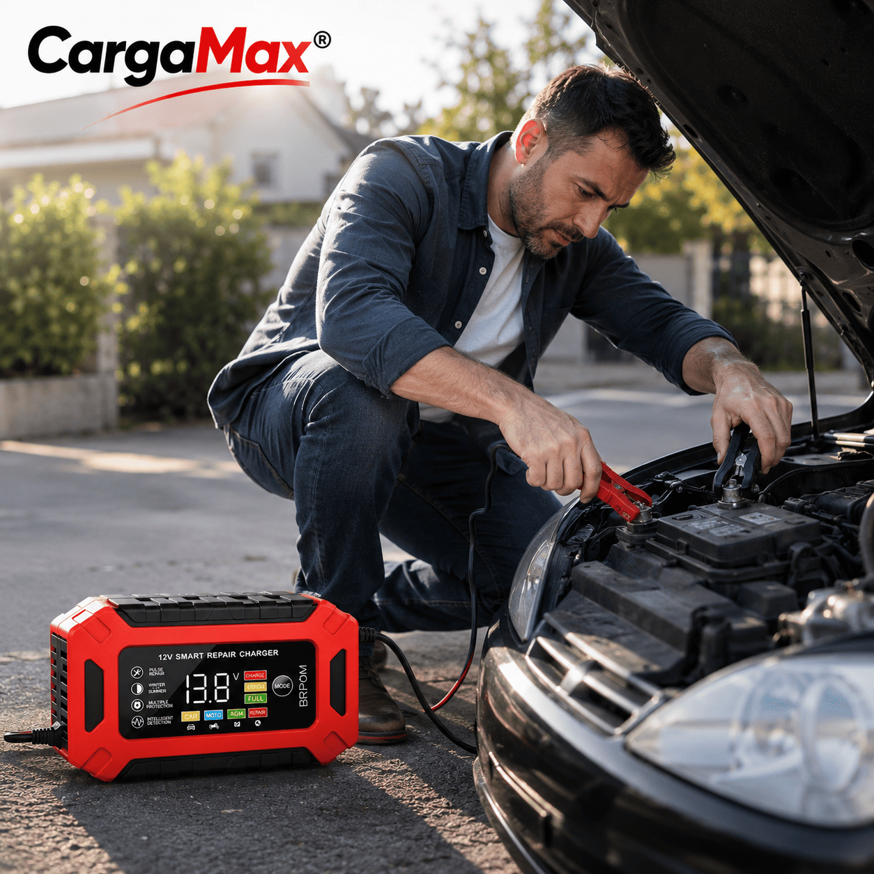 CargaMax® (Cargador de Baterías 12V Inteligente)