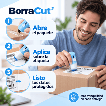 BorraCut® (Borrador Liquido Corrector Papel Térmico Cutter 2 En 1)