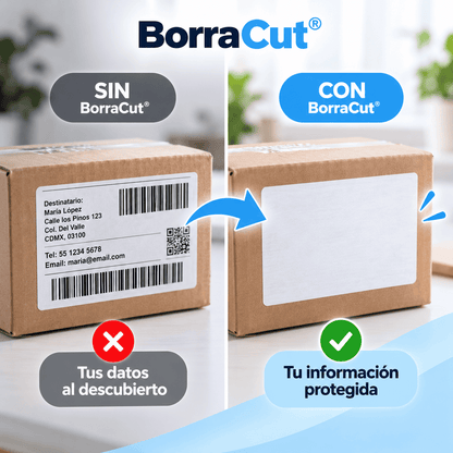 BorraCut® (Borrador Liquido Corrector Papel Térmico Cutter 2 En 1)