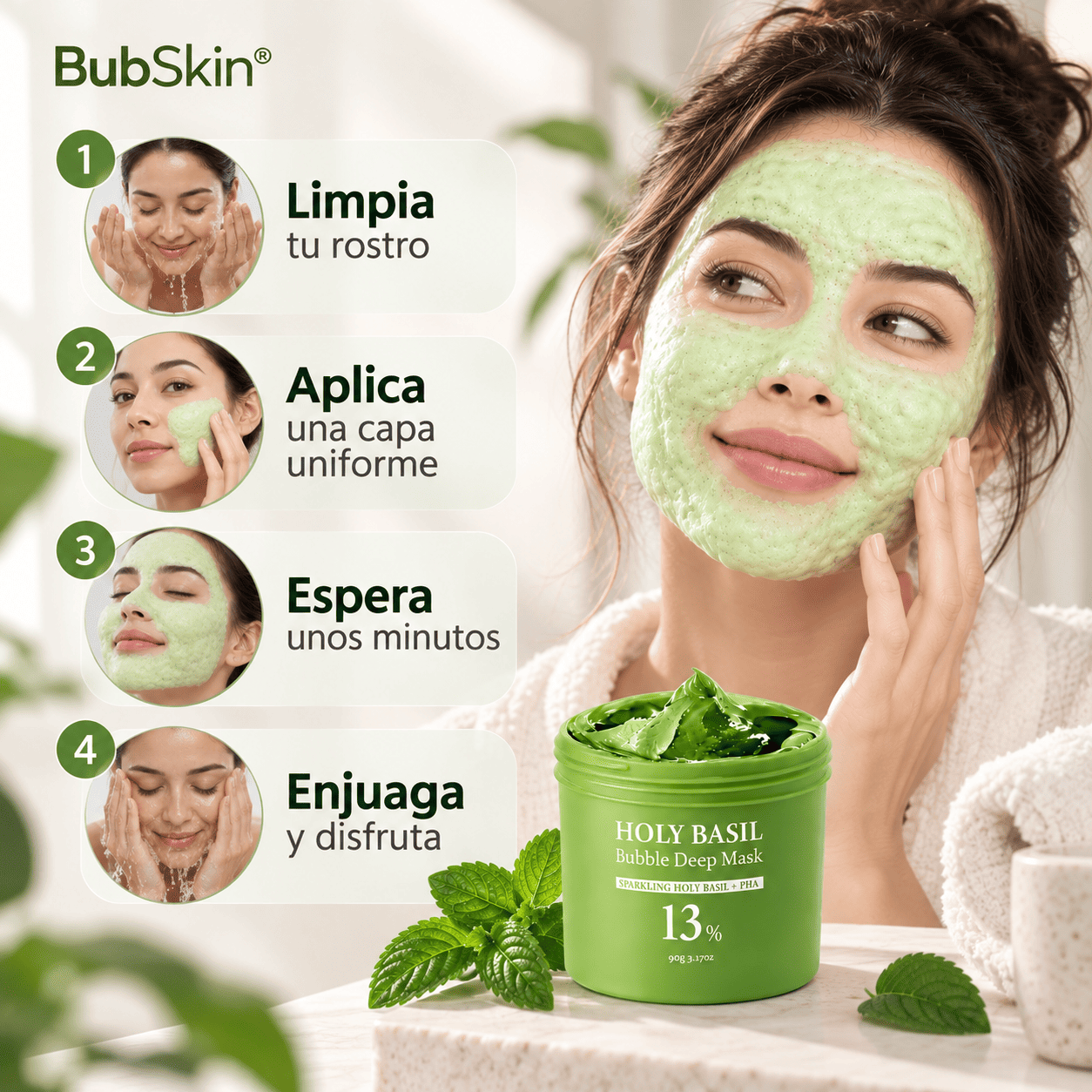 BubSkin® (Mascarilla facial burbujeante)
