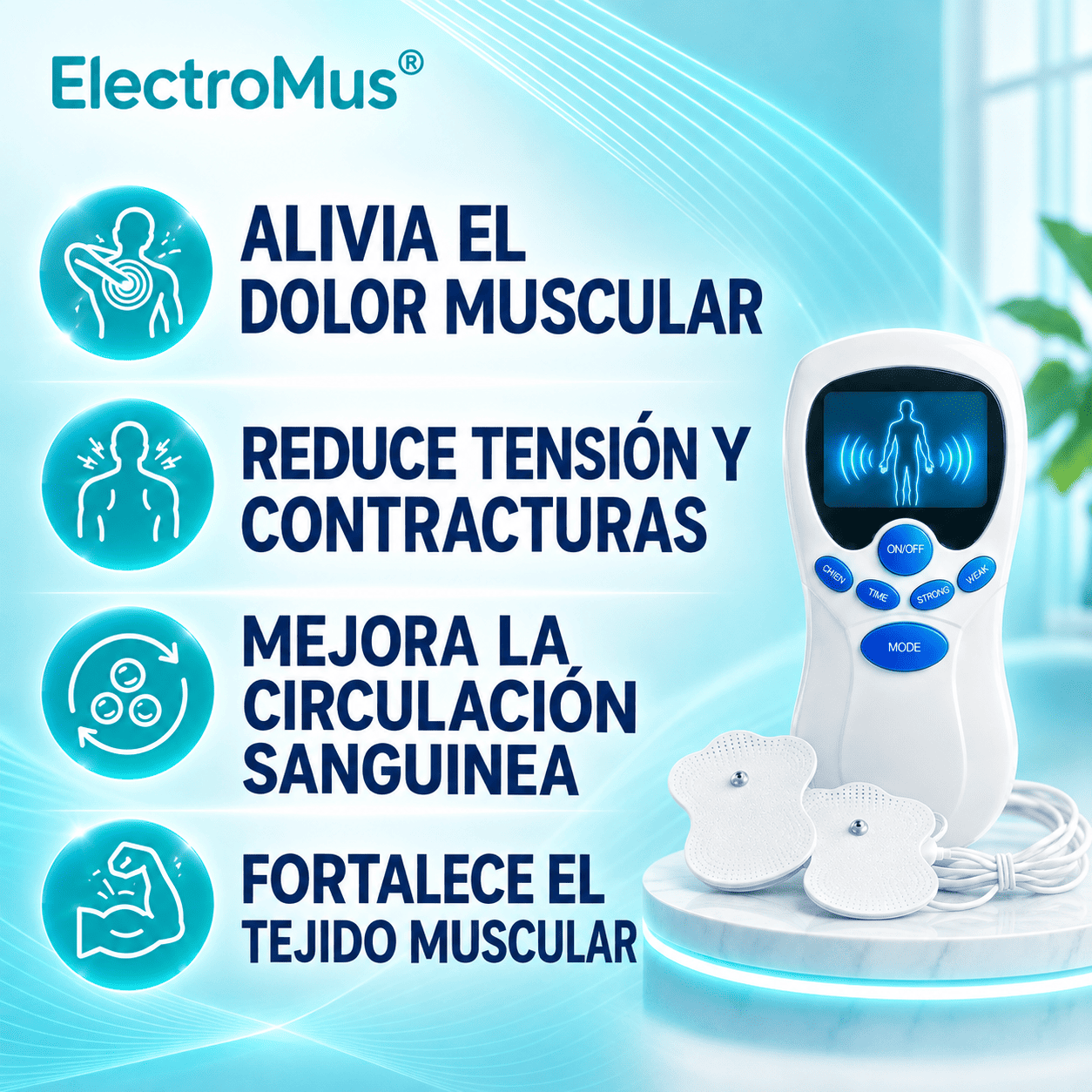 ElectroMus® (Electroestimulador Terapia Muscular Digital)