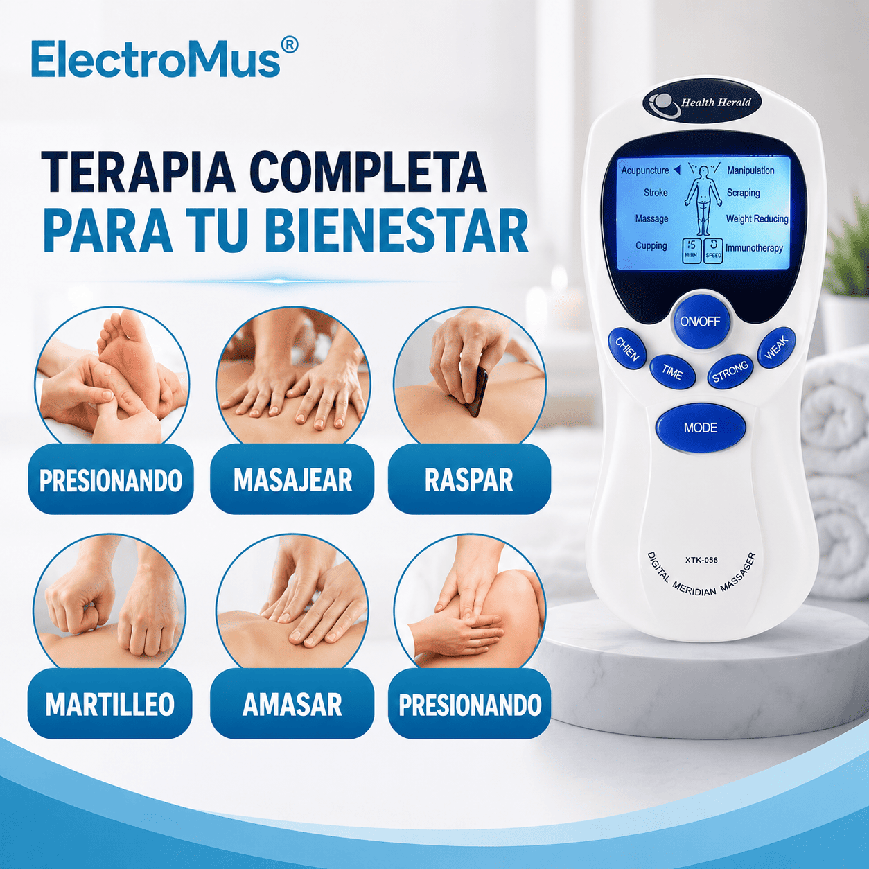 ElectroMus® (Electroestimulador Terapia Muscular Digital)