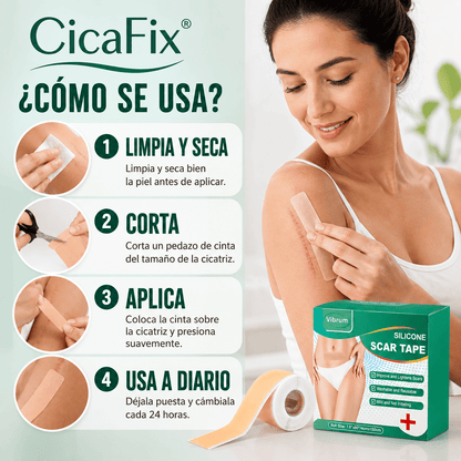 CicaFix® 2 X 1 (Parche Silicon Quita Cicatrices)