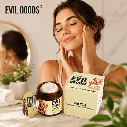EVIL GOODS® (Bálsamo  facial de sebo de res y miel)