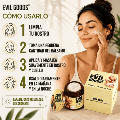 EVIL GOODS® (Bálsamo  facial de sebo de res y miel)