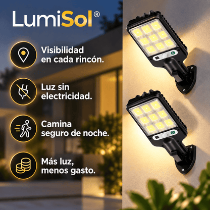 LumiSol® 2 pzs (Luz Solar Mazorca Al Aire Libre Super Brillante)
