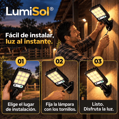 LumiSol® 2 pzs (Luz Solar Mazorca Al Aire Libre Super Brillante)