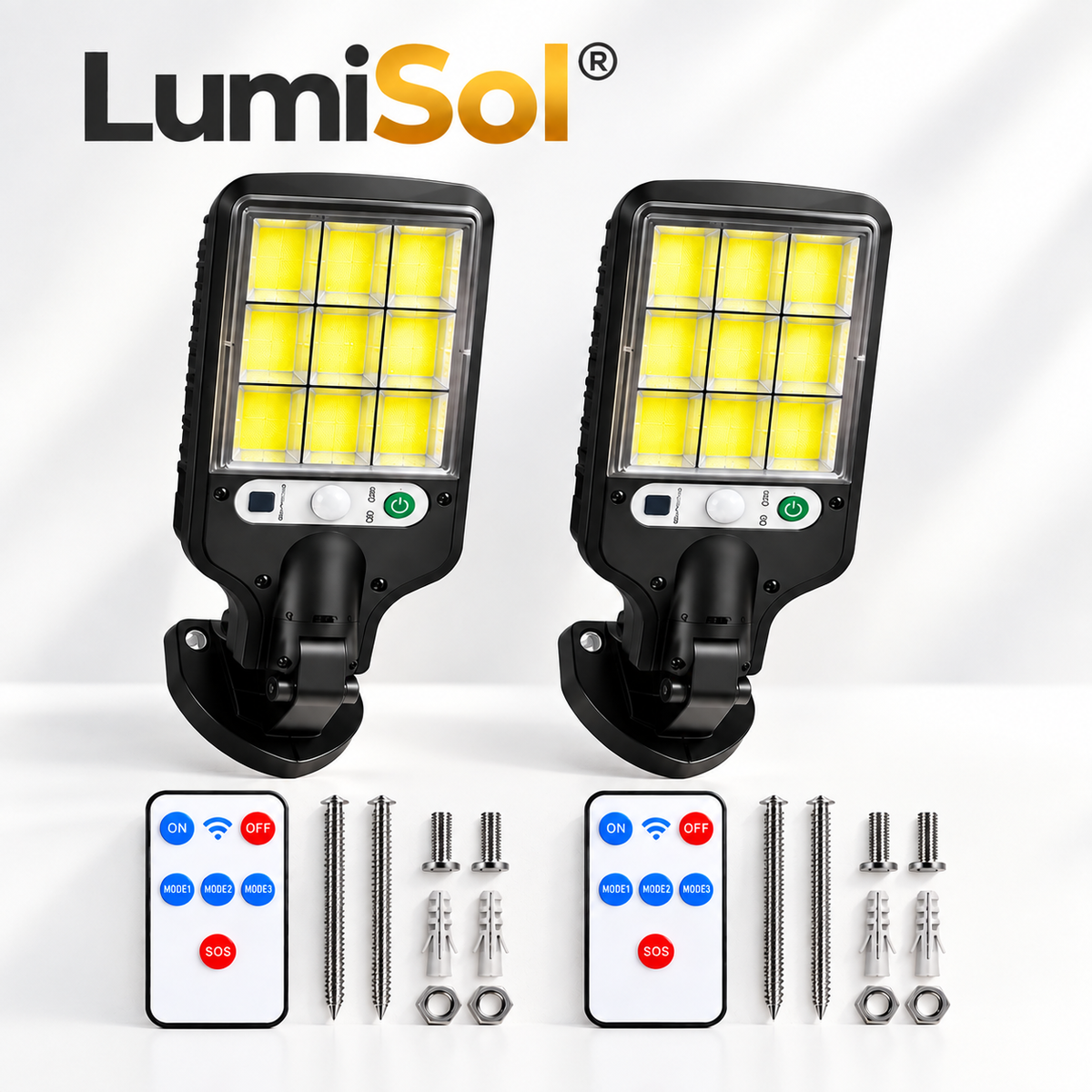 LumiSol® 2 pzs (Luz Solar Mazorca Al Aire Libre Super Brillante)