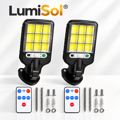 LumiSol® 2 pzs (Luz Solar Mazorca Al Aire Libre Super Brillante)
