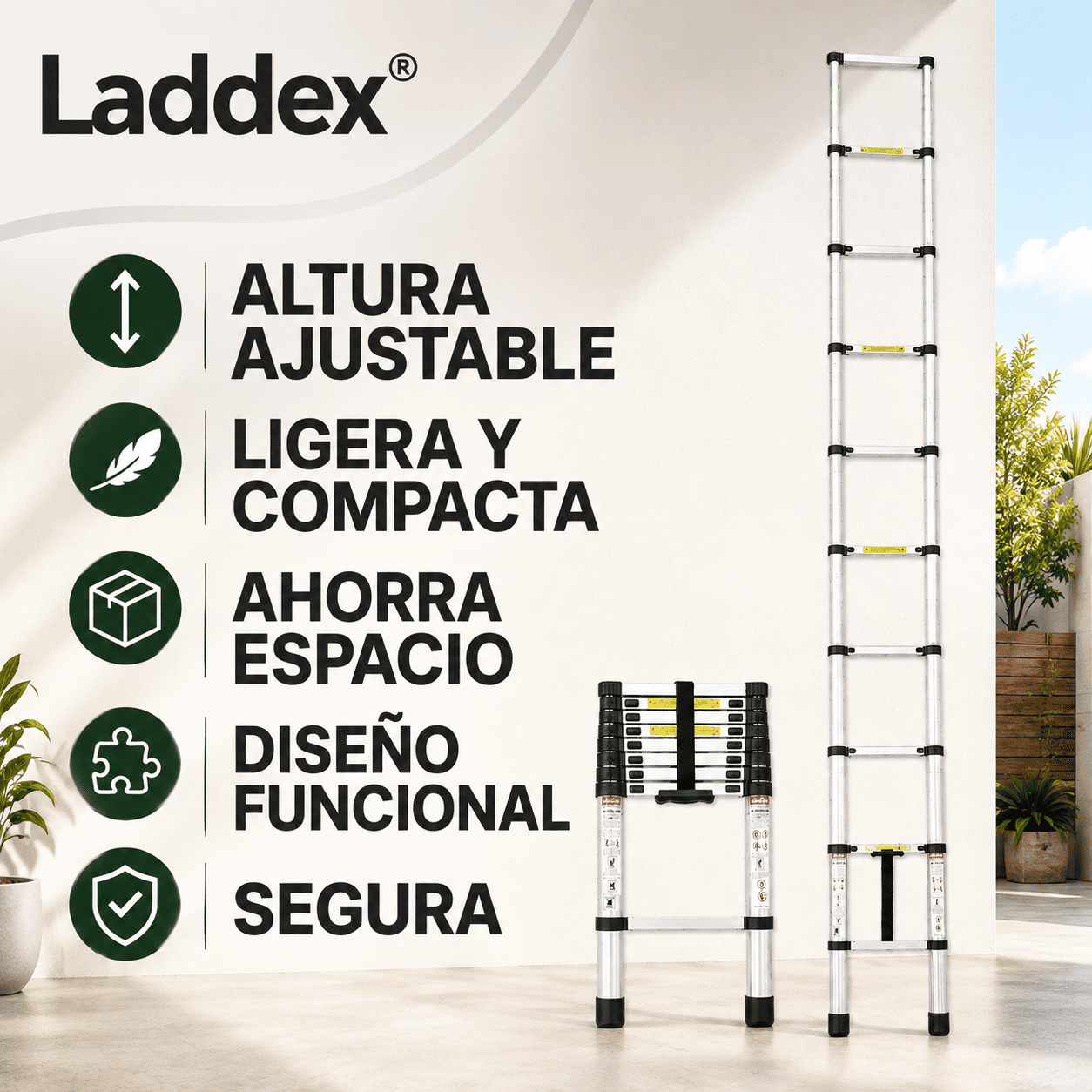 LaddEx® (Escalera telescópica retráctil)