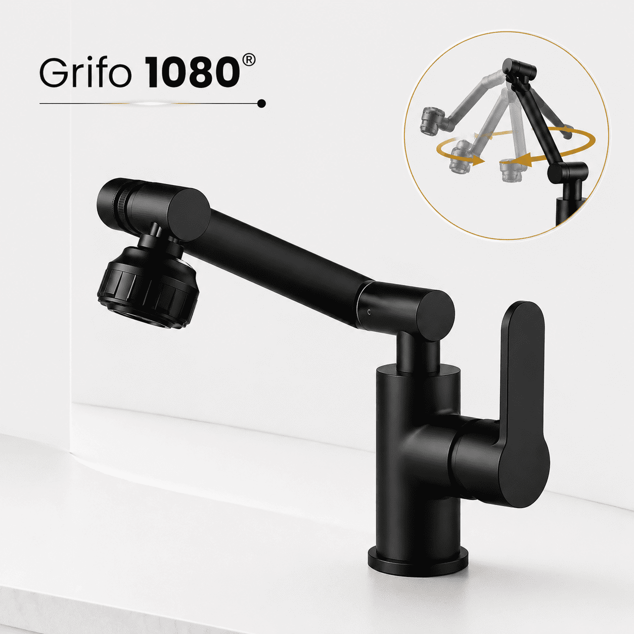Grifo1080® (Grifo Giratorio 1080° Acero Inoxidable)