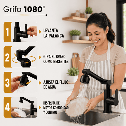 Grifo1080® (Grifo Giratorio 1080° Acero Inoxidable)