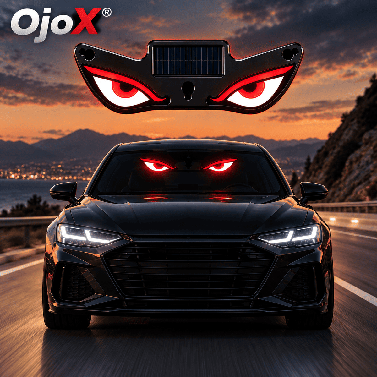 OjoX® 2 pzs (Led Ojo Diablo Para Moto Auto)