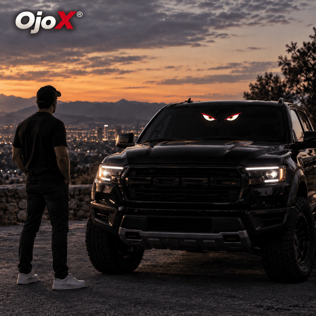 OjoX® 2 pzs (Led Ojo Diablo Para Moto Auto)