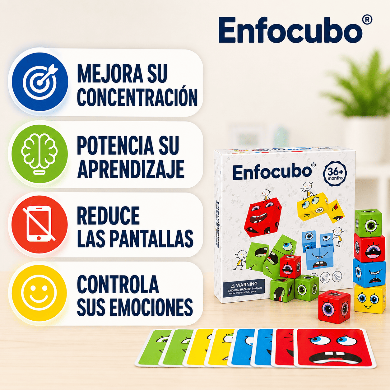 EnfoCubo® (Juego de cubos, cambio de cara)