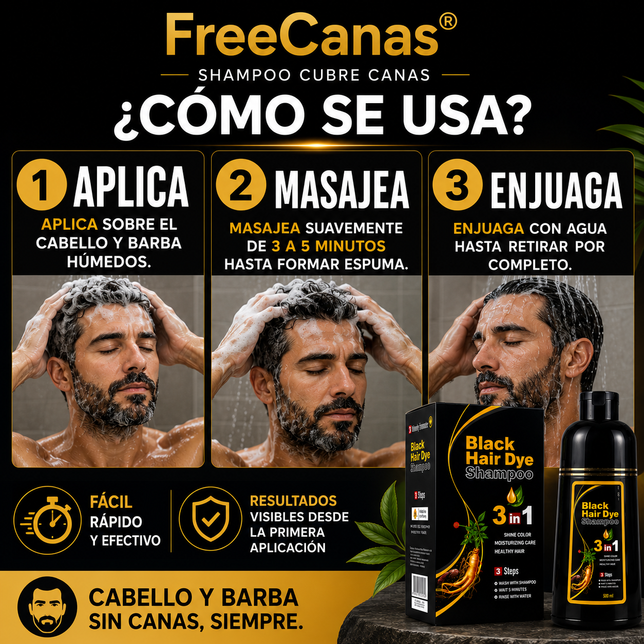 FreeCanas® 2X1 (Shampoo para cabello)