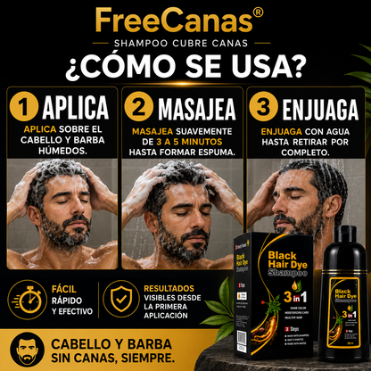 FreeCanas® 2X1 (Shampoo para cabello)