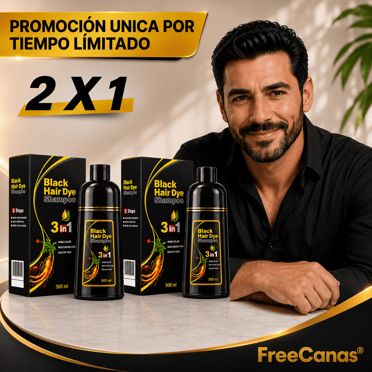 FreeCanas® 2X1 (Shampoo para cabello)