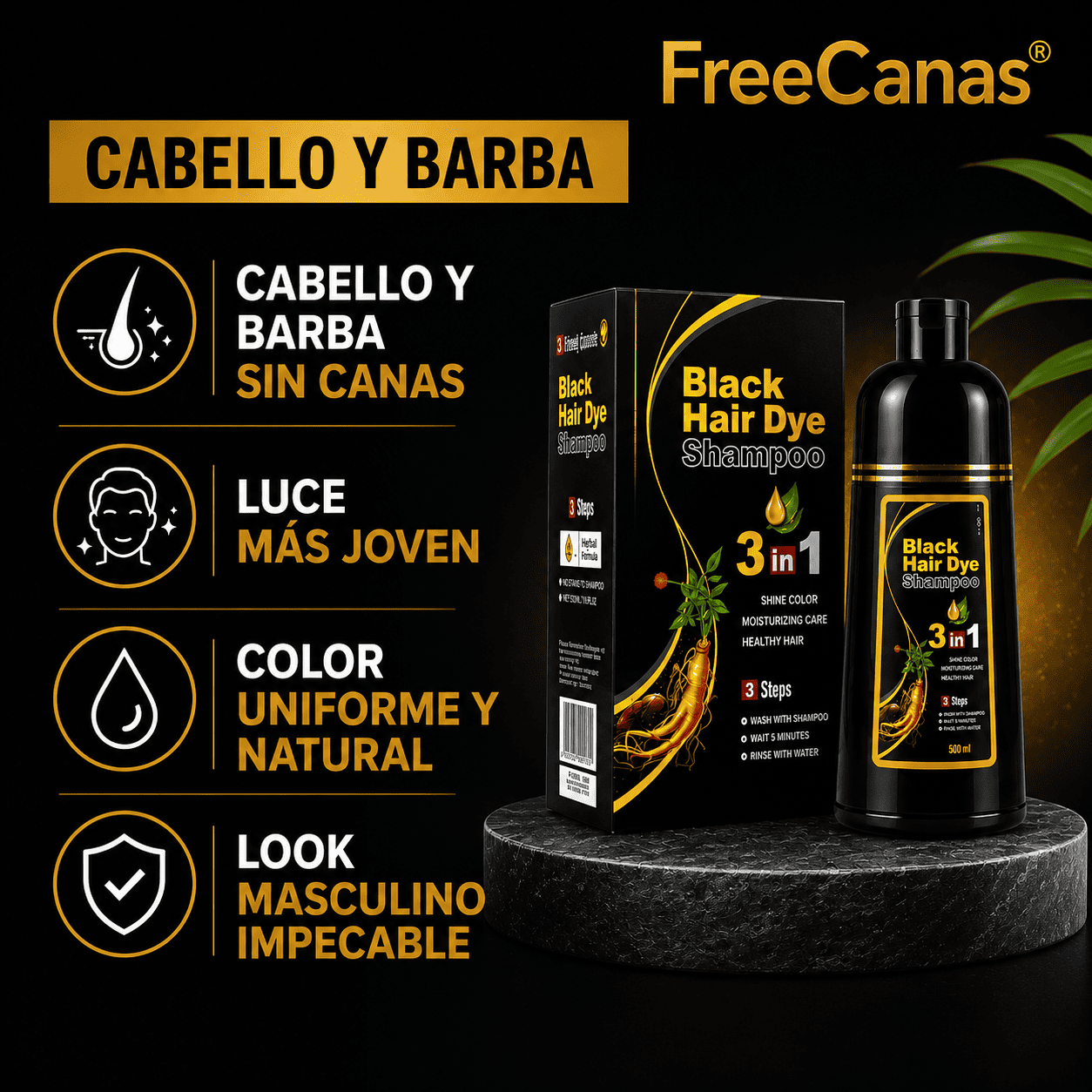 FreeCanas® 2X1 (Shampoo para cabello)