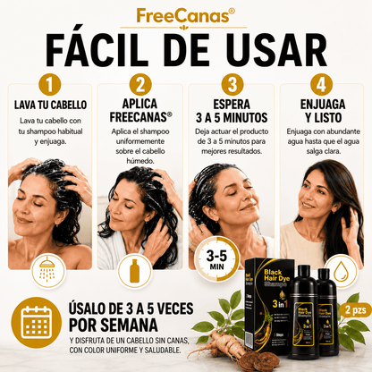 FreeCanas® 2X1 (Shampoo para cabello)