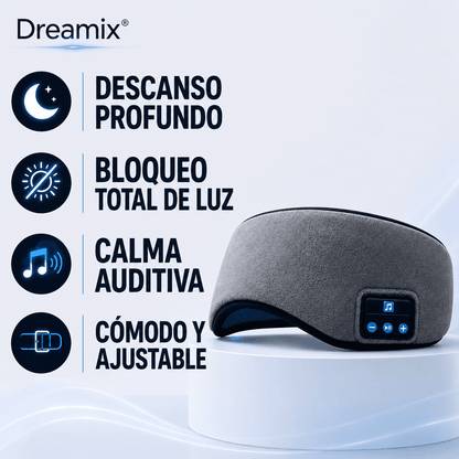 Dreamix® (Antifaz para dormir, con audífonos bluetooth)