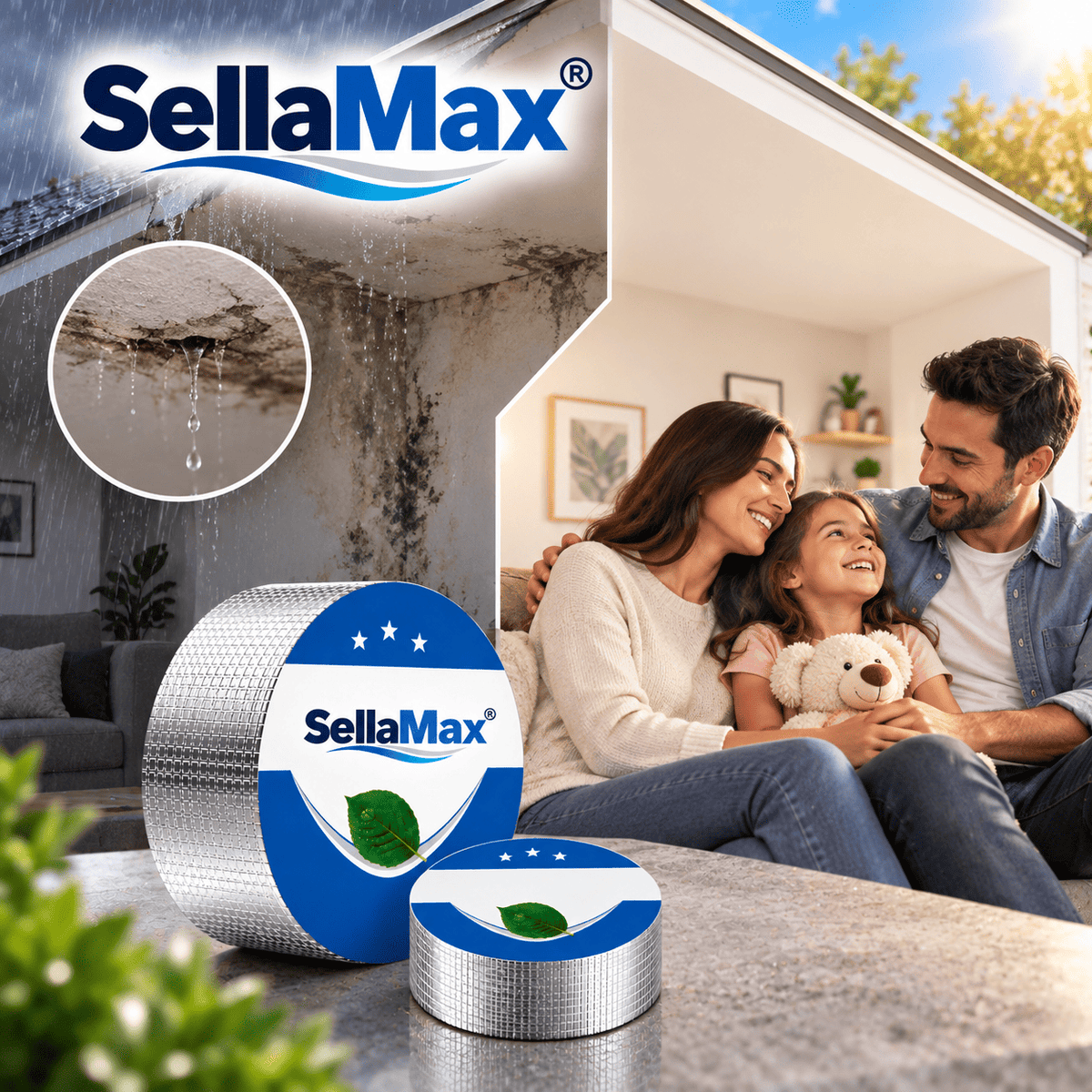 SellaMax® 2X1 (Cinta Impermeable Adhesiva)