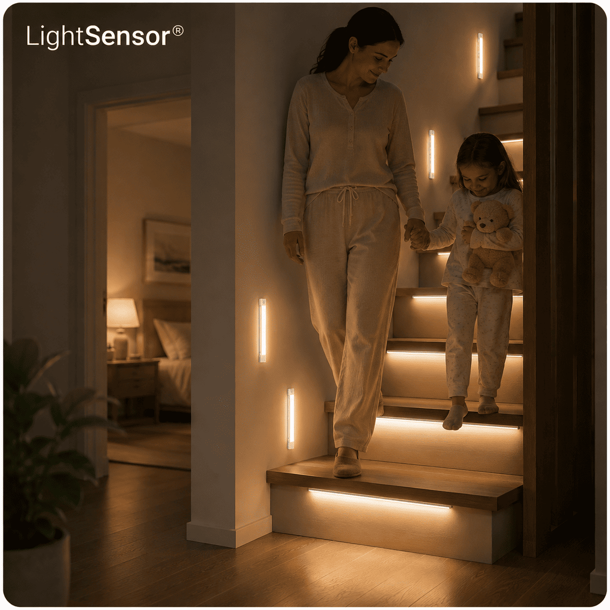 LightSensor® 3Pzs (Lámpara luz LED con sensor de movimiento)